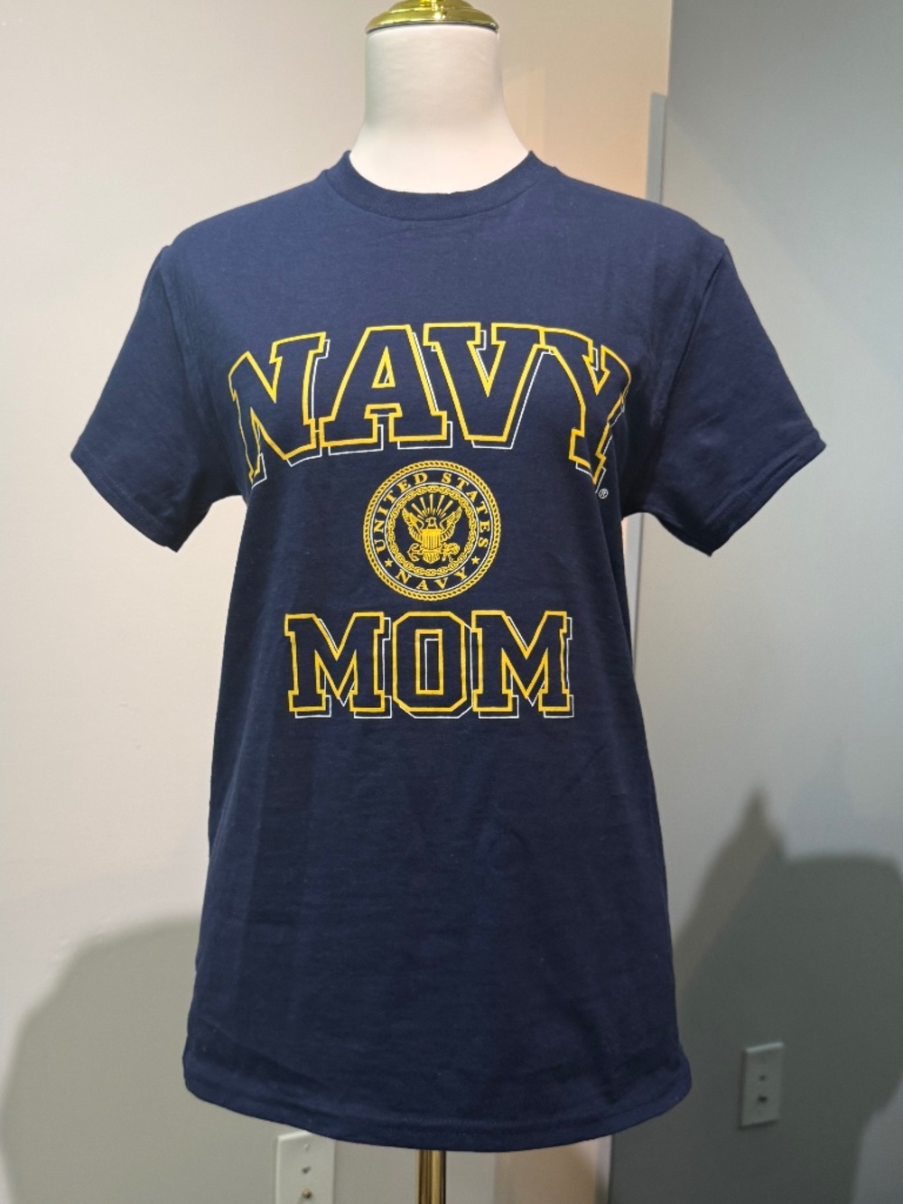 Navy mom t shirt